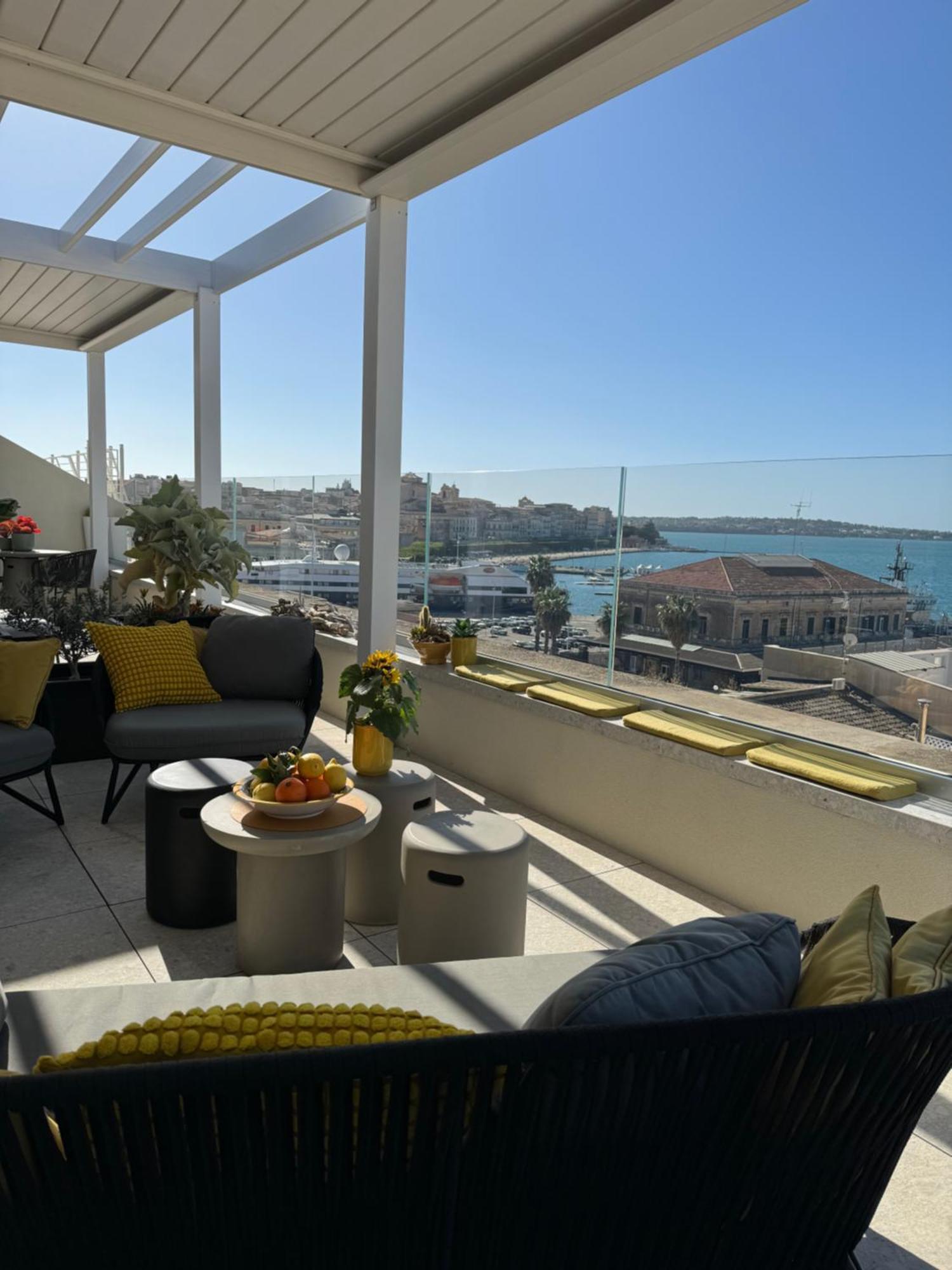 Bed and Breakfast La Terrazza Sul Porto Syrakus Exterior foto